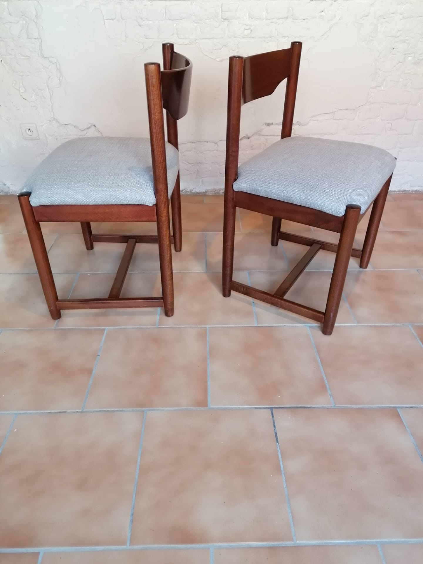 Chairs in teck Denmark 1960