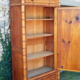 Cabinet beginning 20 th in turned pine and pitchpin