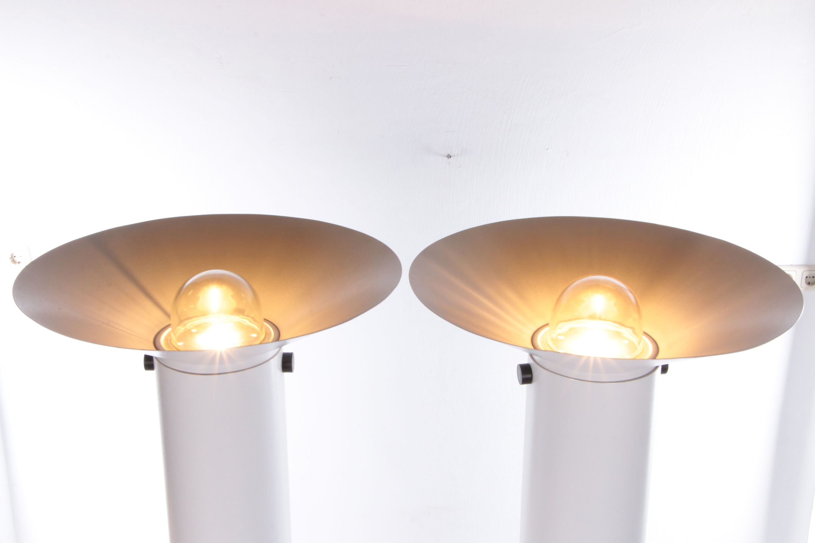 Set of 2 floor lamps, 1960 italy