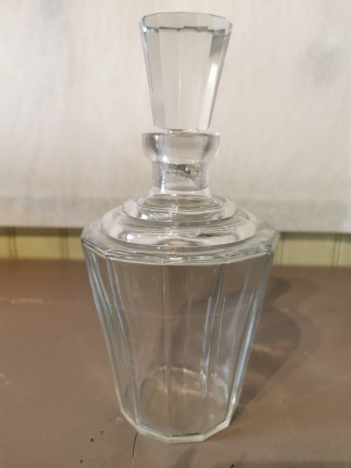 Art Deco glass carafe