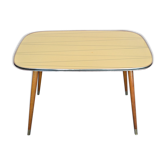 Table basse vintage en formica des années 60