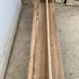 Pair of solid oak wood farmhouse benches 250cm rustic 1900