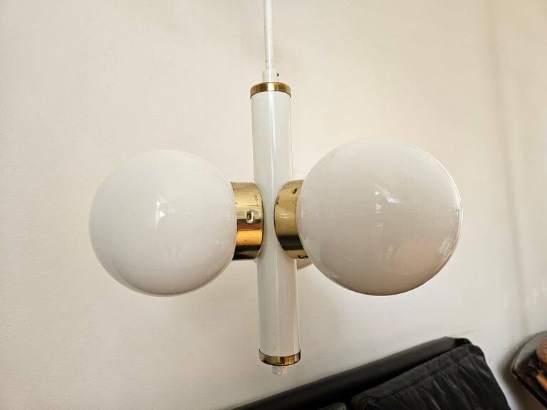 Rare Midcentury Space Age Chandelier Sputnik, Italy, 1970s
