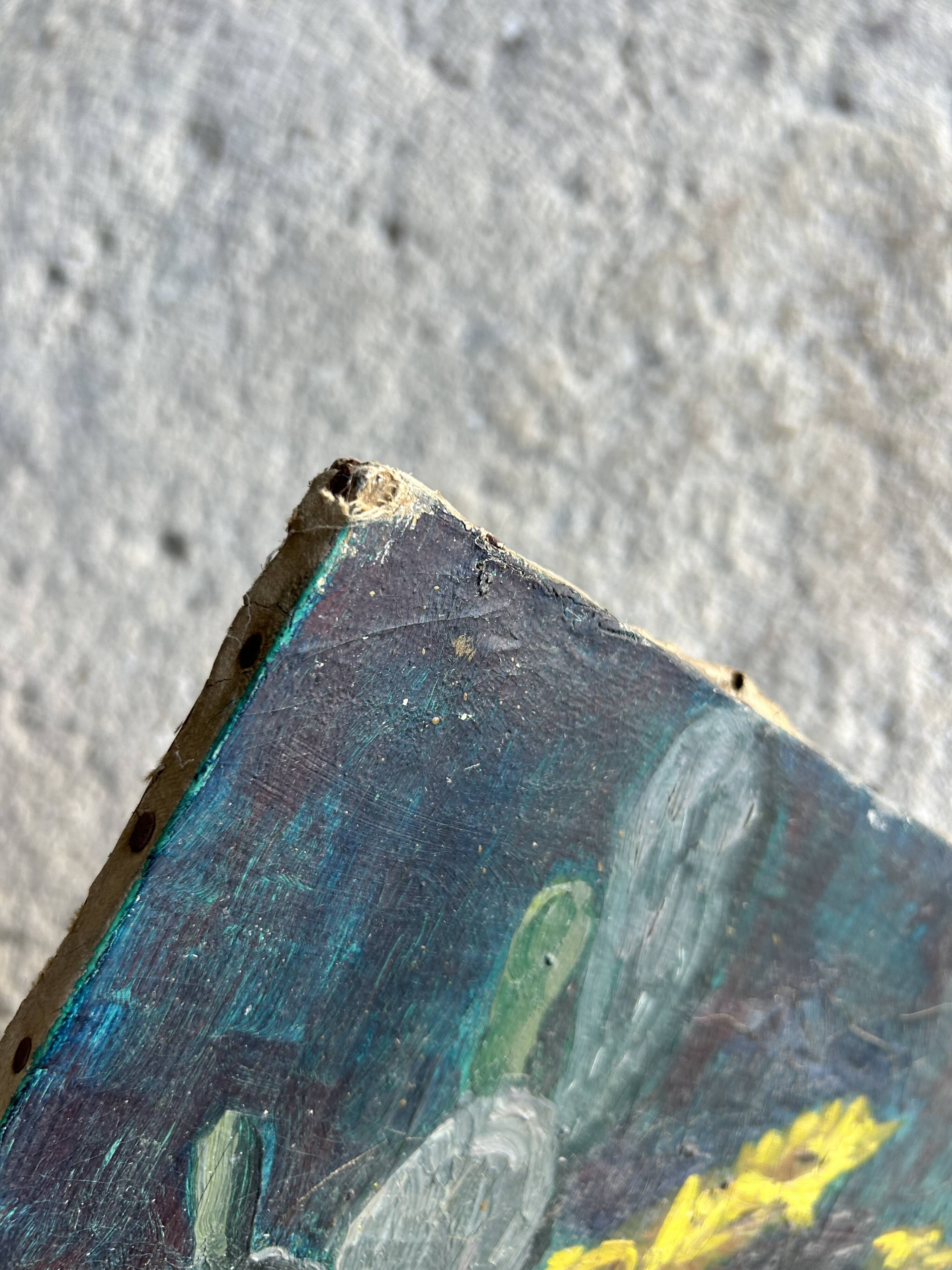 Tableau ancien signé Back, 1943