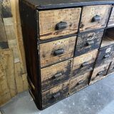 Antique wooden shoe cabinet
