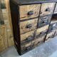 Antique wooden shoe cabinet