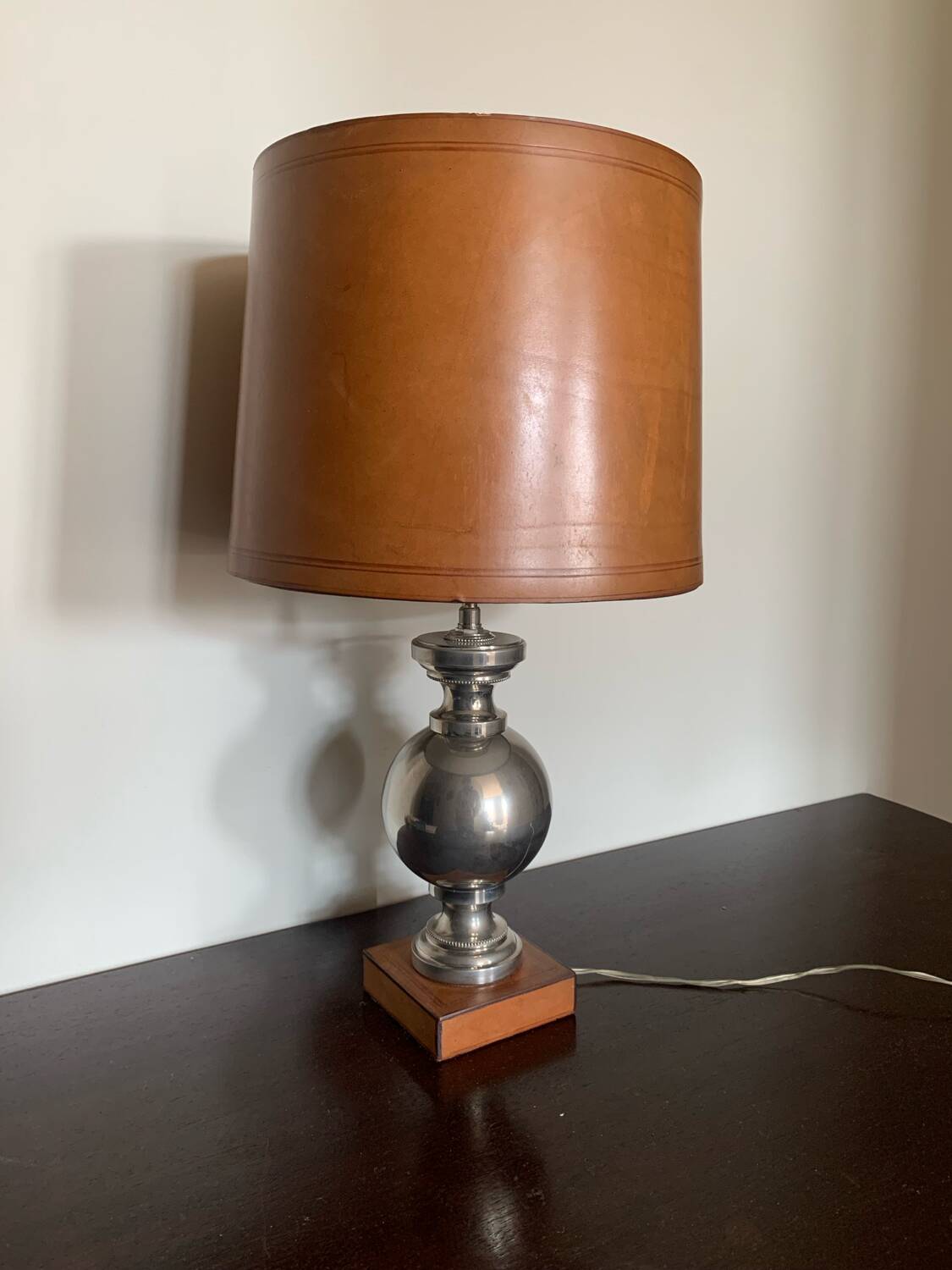 Lamp in the style of Philippe Barbier.
