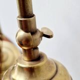 Art Nouveau bronze tulip lamp