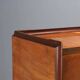 Vintage mahogany sideboard with bar compartment, 1950s-60s design.