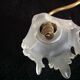 Swan collar wall sconce