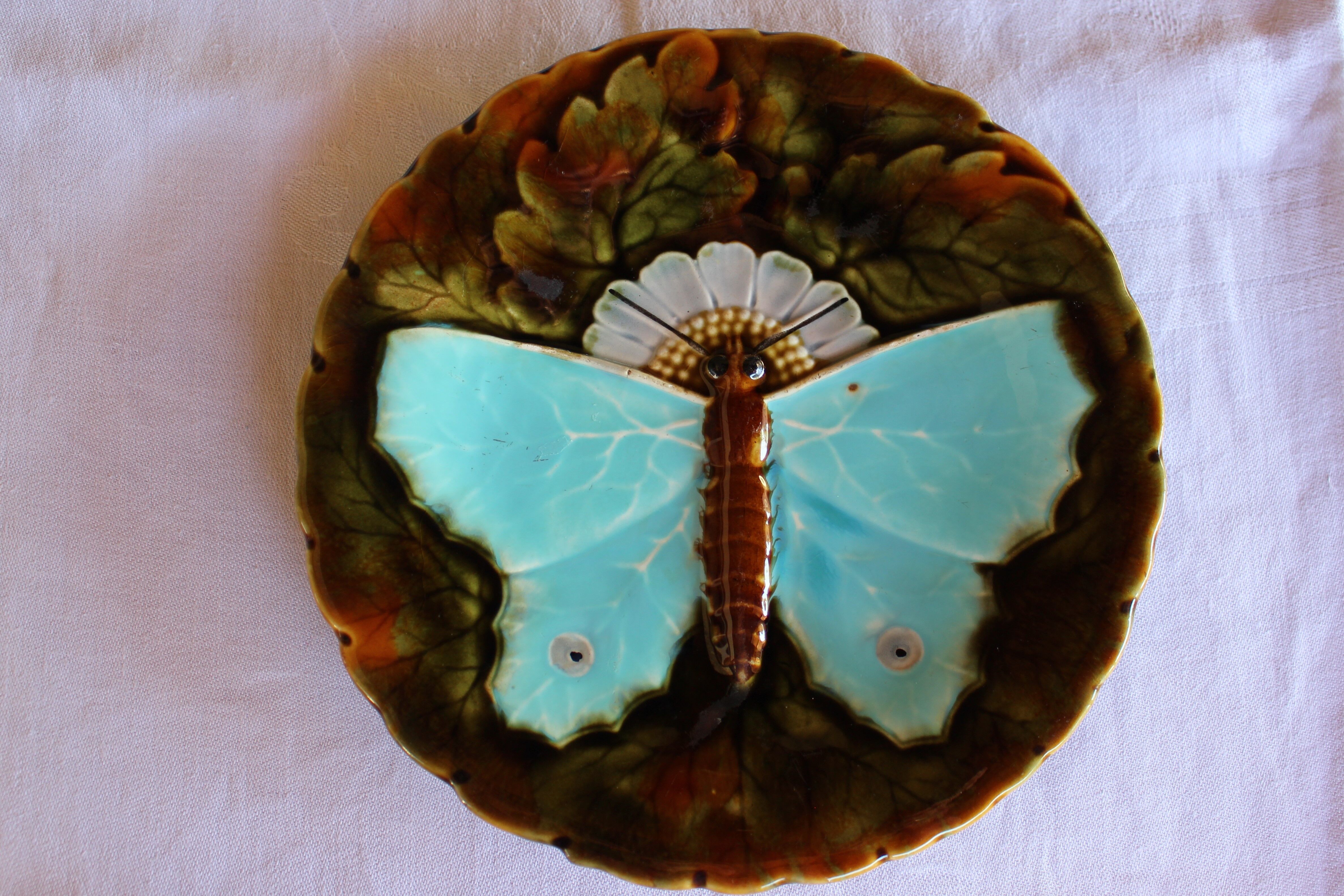 6 plates "Papillons"