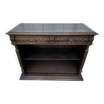 Solid Oak Storage Unit – Country Style, Late 19th Century