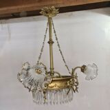 brass grapefruit chandelier