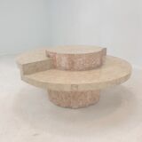 Magnussen Ponte Mactan Stone or Fossil Stone Coffee Table, 1980s