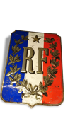 Plaque République française années 30
