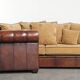 Sheepskin 3-seater sofa from the late 20th century with removable armrests
