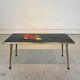 Vintage ceramic coffee table signed Denisco – 1960s/70s