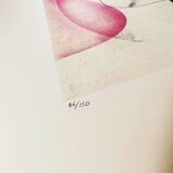1970s Man Ray Limited Edition Lithograph. Author's signature and Numbered i