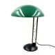 Mid-century green and brass table lamp, Italy 1960s