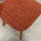 Set of 4 mid-century design dining chairs by Antonín Šuman for Mier Topoľčany.