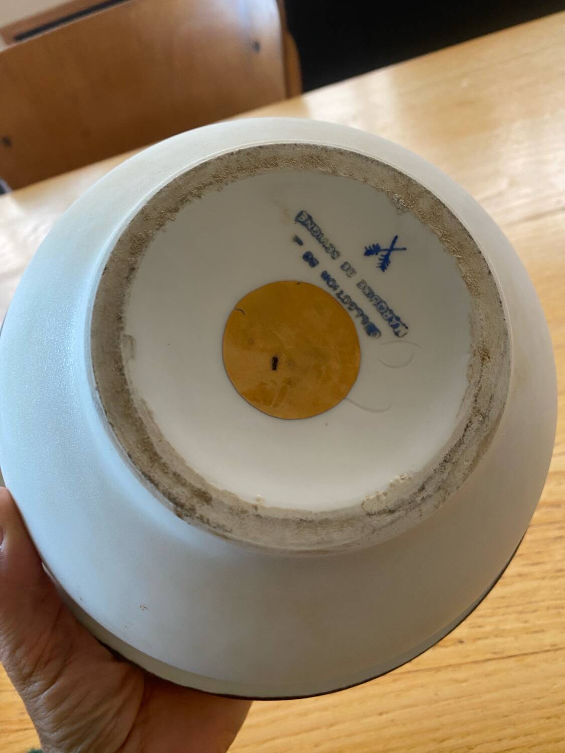 Large Marquise de Sévigné punch bowl