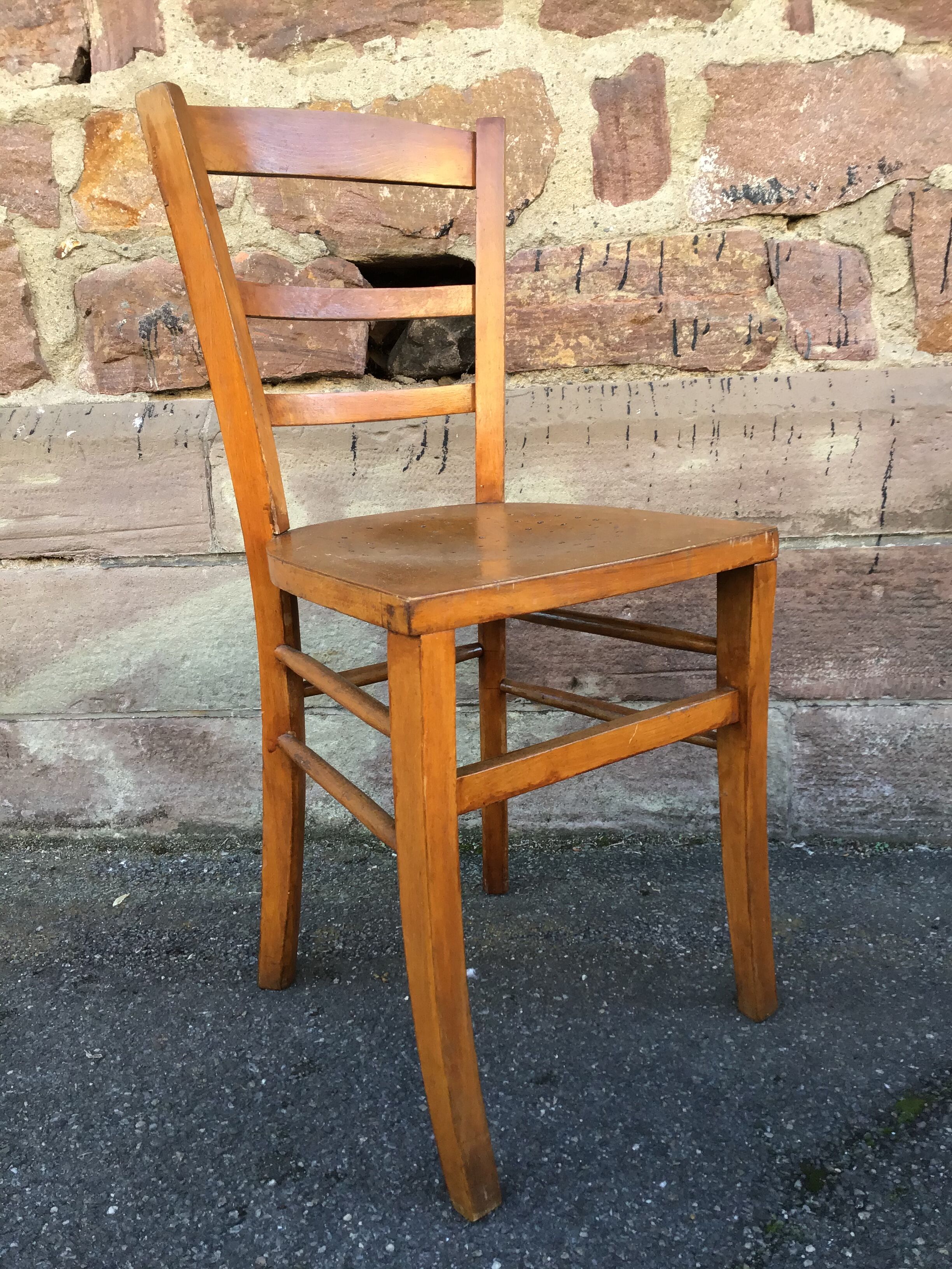 4 Baumann 1960s vintage bistro chairs