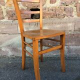 Set de 4 chaises bistrot vintage Baumann 1960s