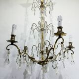 Lustre 5 lumières cristal