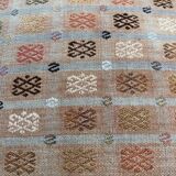 Vintage Turkish KIlim Cushion Cover, 60x60 cm