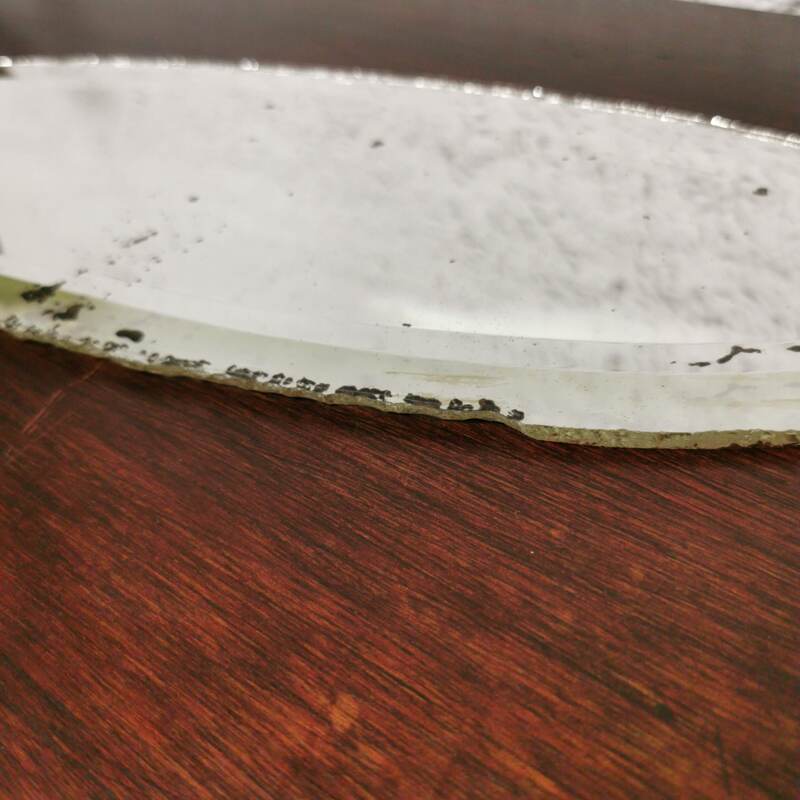 Beveled mirror to be installed