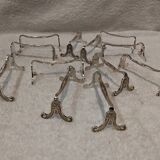 12 silver-plated knife holders Christofle Marie Antoinette LXVI