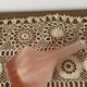 Satin pink glass vase with irregular shapes