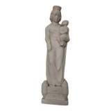 Plaster statue of the Virgin and Child