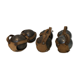 Vintage pétanque balls, 1950