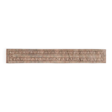 Tapis de couloir turc vintage 49x343 cm