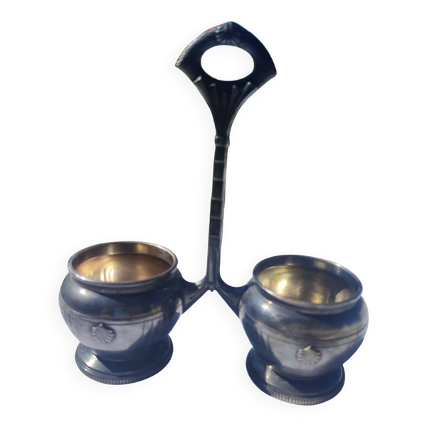 Salière poivrière Roux Marquiand Art Déco