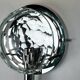 Set of three Cristal Art sconces in chrome and cut glass. Italy 1970s