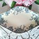 Old butter dish or butter tray in ironstone pottery.
