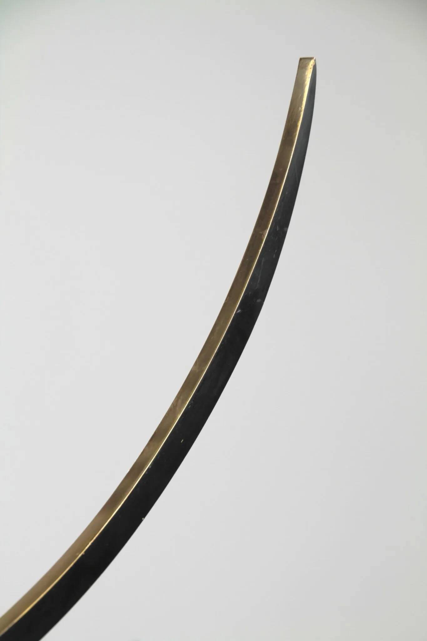Black and Brass Floor Lamp, Model KT 706 — Konsthantverk Tyringe, Sweden, 1950s