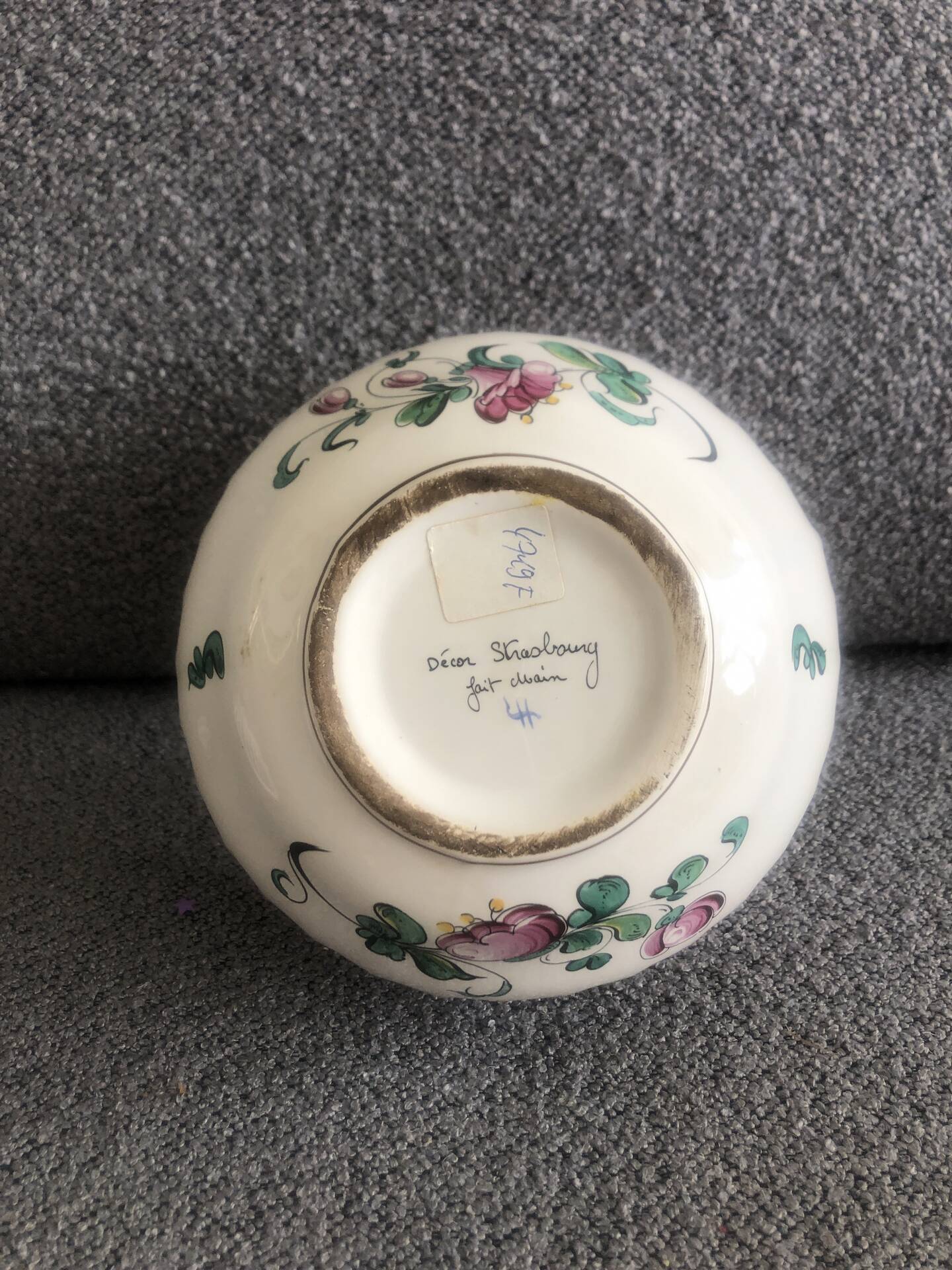 Lattice porcelain bonbonnière Chaumeil