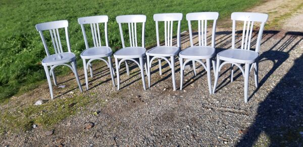 6 chaises de bistrot, Thonet