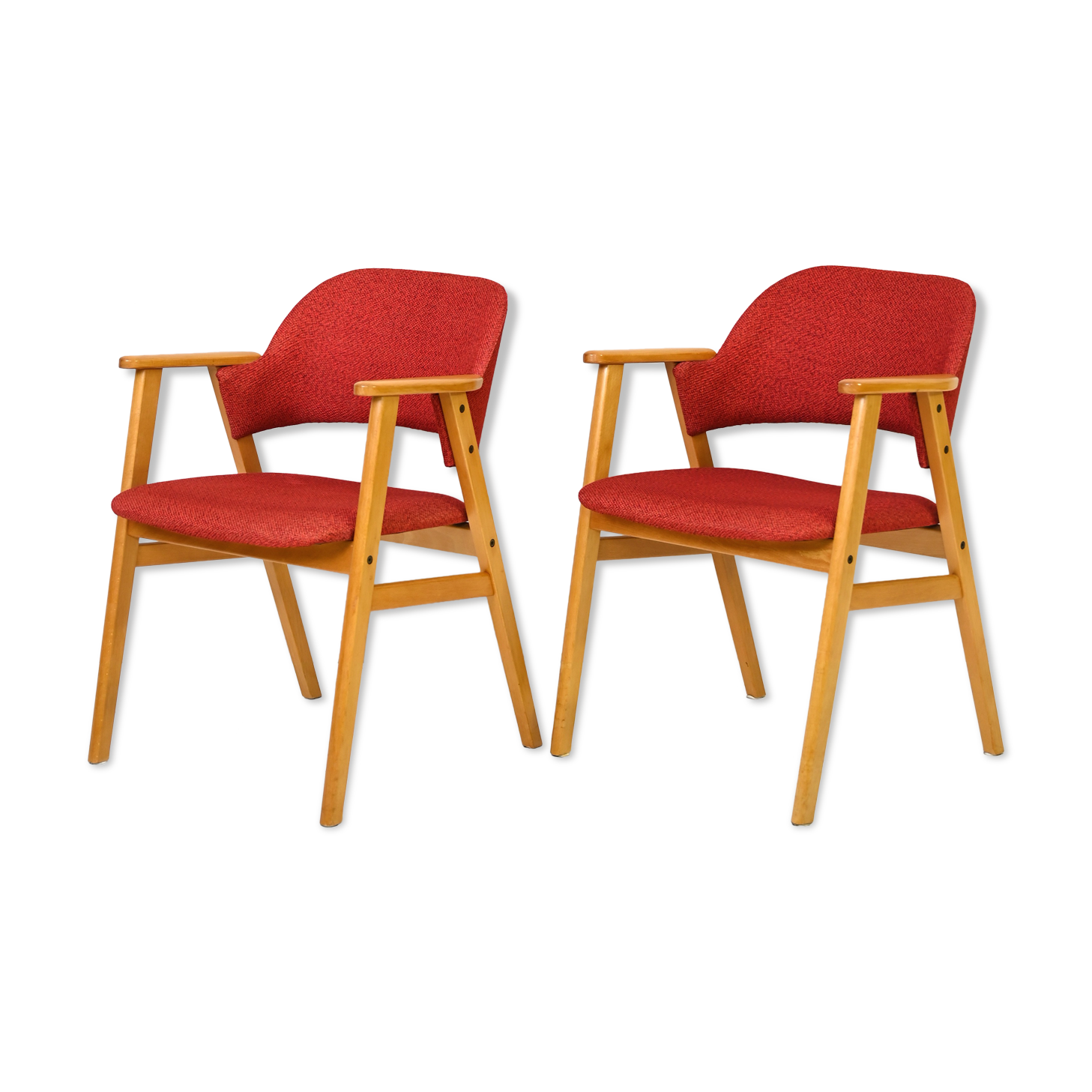 Pair of vintage Nordic armchairs