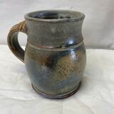 Blue sandstone pot signed