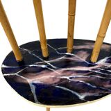 Mid-Century Modern Plant Stand – Europe, 1960s-1970s, Bamboo & Artistic