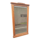 Art deco oak mirror