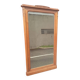 Art Deco oak mirror