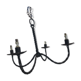Luminaire d’époque en fer forgé
