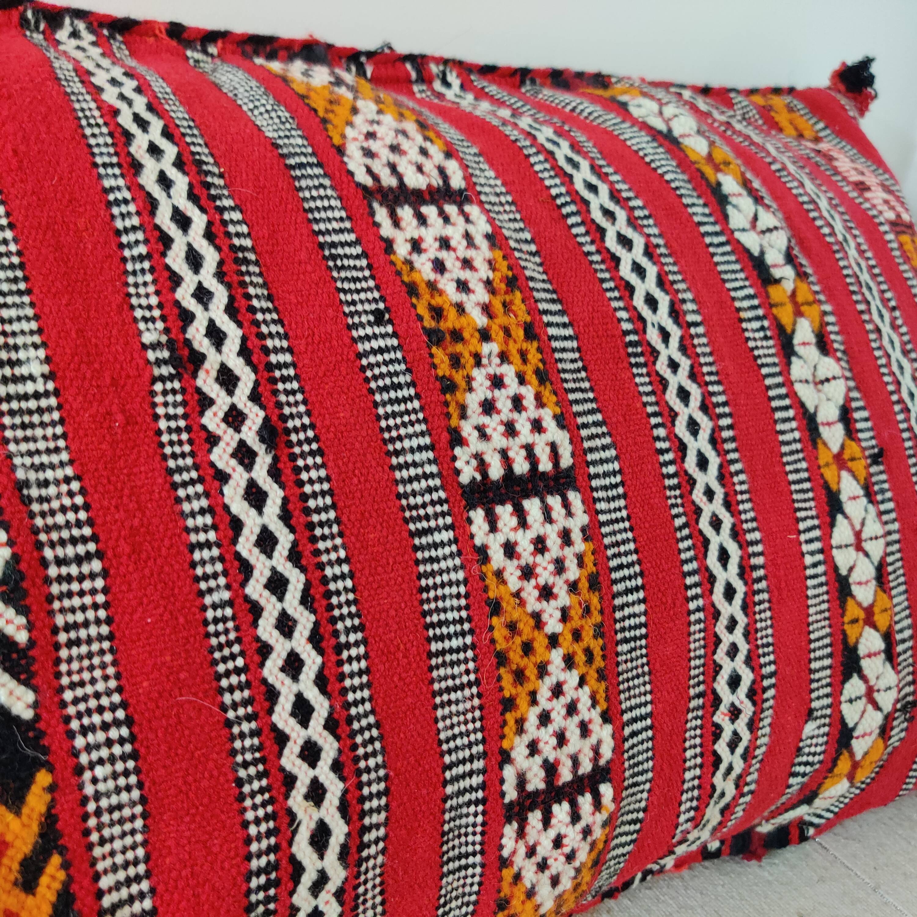 Long berber cushion moroccan vintage