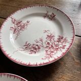 Set of 4 Maastricht earthenware dinner plates