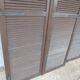 Suite of 4 wooden shutters L 69.5 x H 247 cm